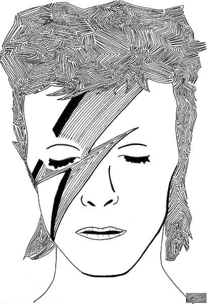 David Bowie by Eline