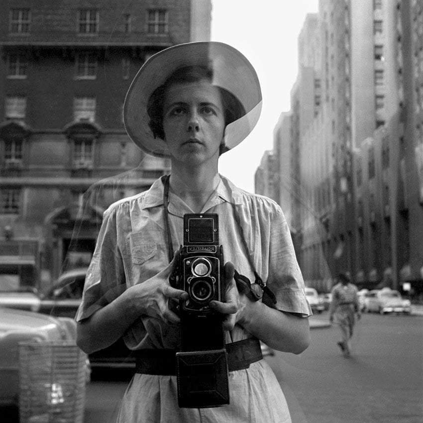 auto portrait de Vivian Maier