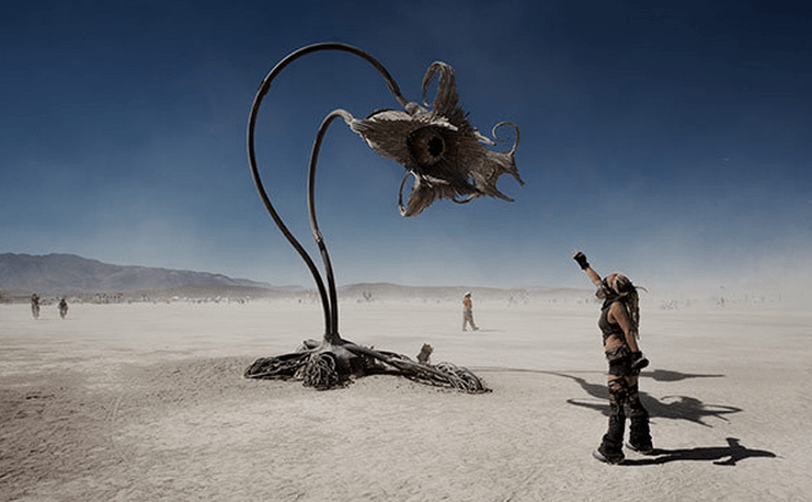 Hector Santizo et le Burning Man 15