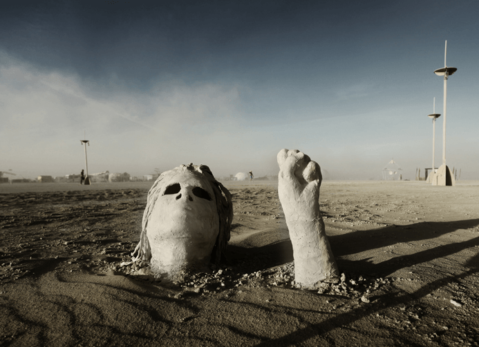 Hector Santizo et le Burning Man 17