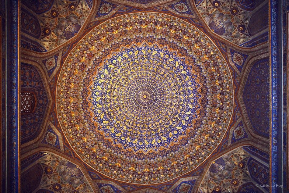 incroyable mosaïque dans une mosquée