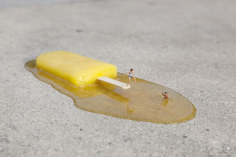 Inspiration urbaine : le street art miniature de Slinkachu