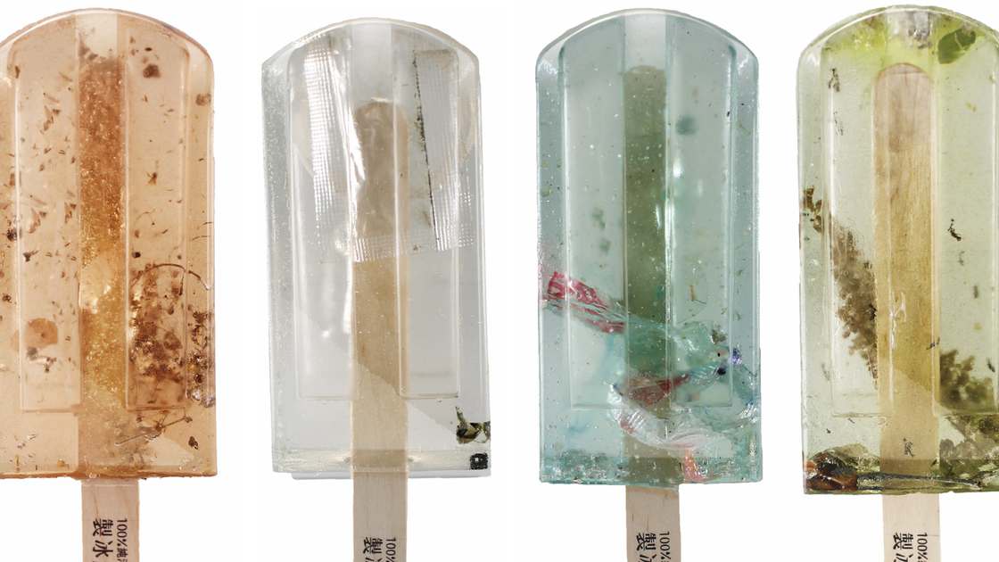 Polluted Water PopSicles