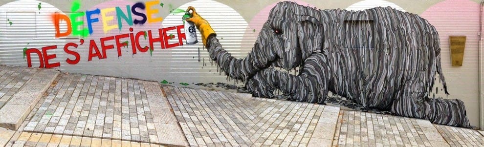 street art par artist brusk