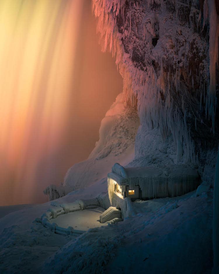 Les chutes du Niagara gelées et illuminées : une vision spectaculaire. 5