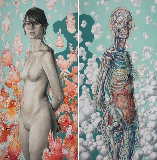 Série de corps humains et anatomiques de Michael Reedy 