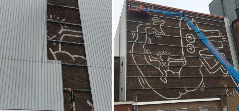 Une œuvre géante de Keith Haring retrouvée 30 ans après 1