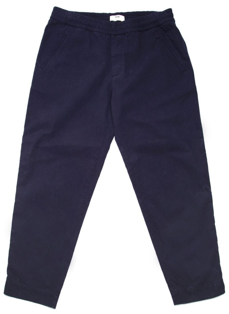 Assembly Drawcord Pants - Navy Folk Clothing
