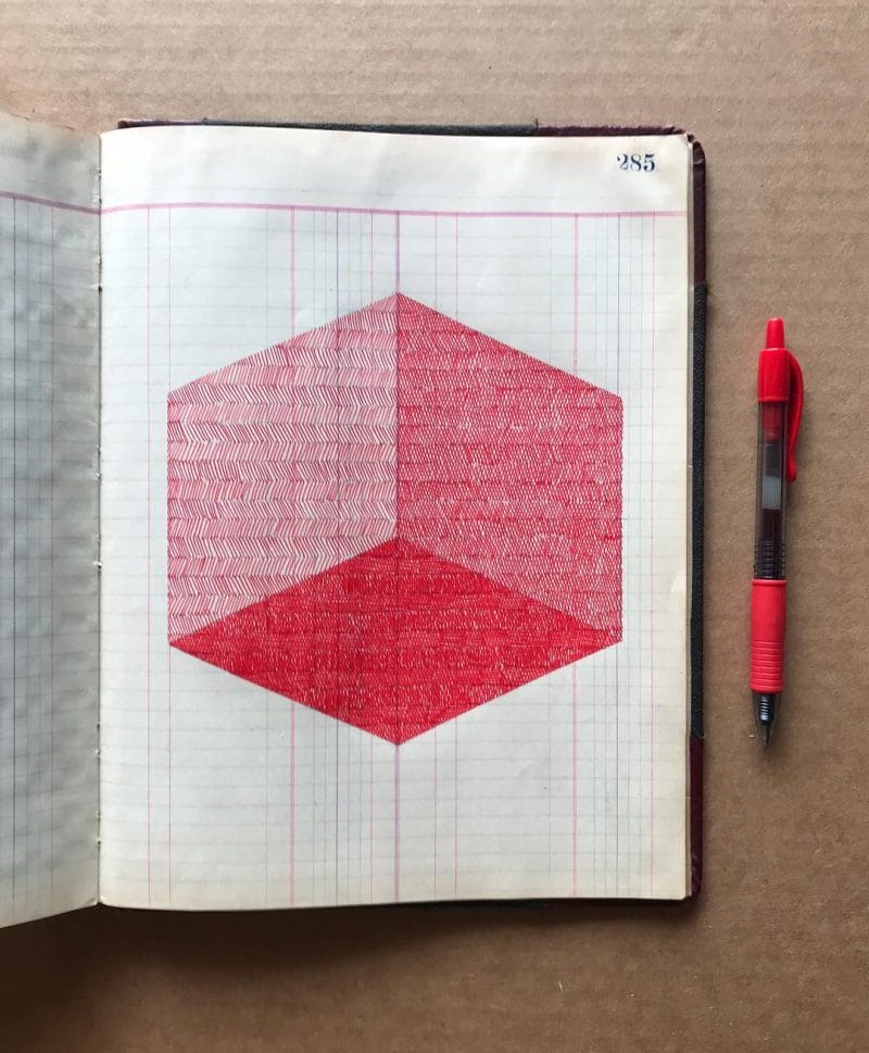 cube rouge illustration sur cube rouge