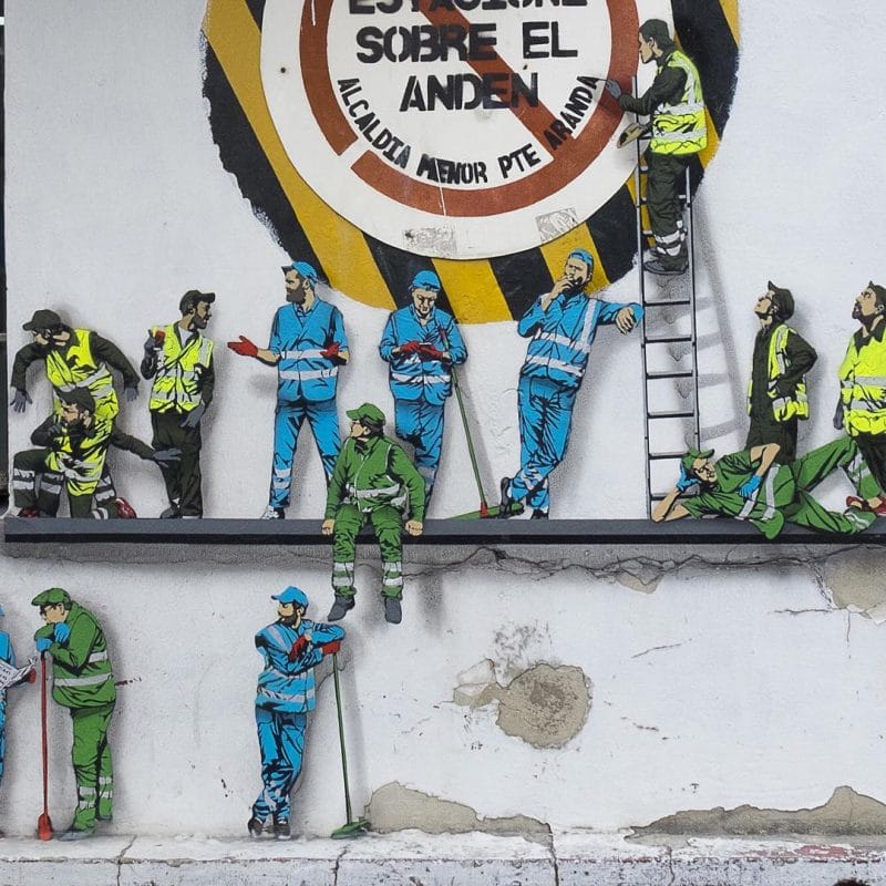 jaune street artiste espagnol