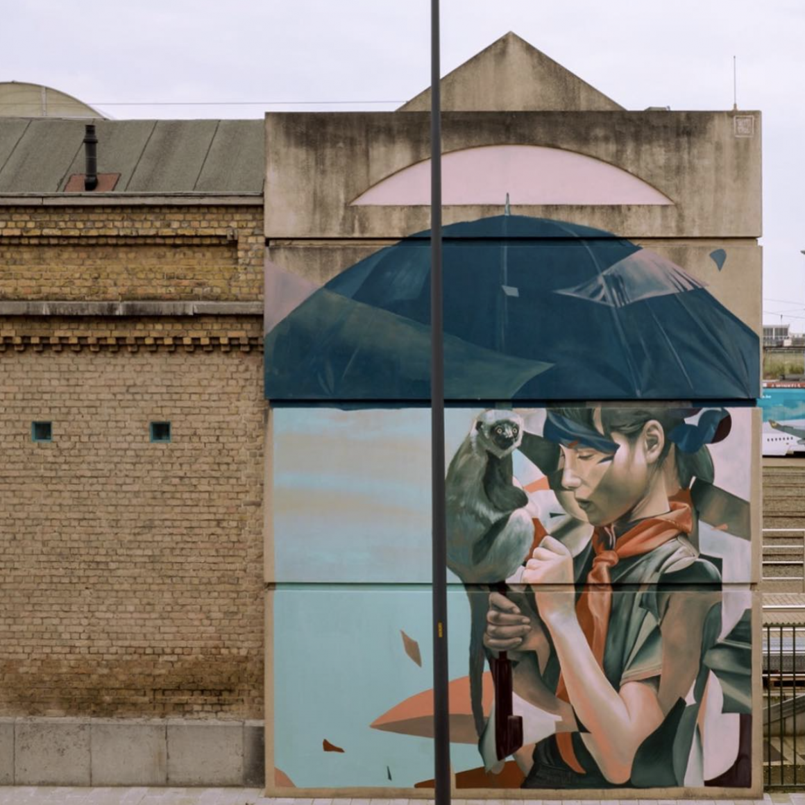 Peinture murale de du duo de street artistes Telmo Miel
