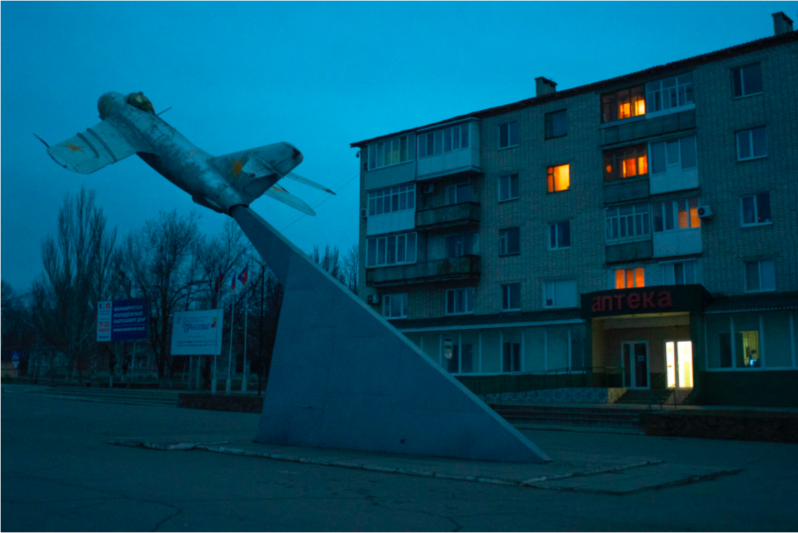 Ukraine photo statut avion par le photo reporter Guillaume Chauvin