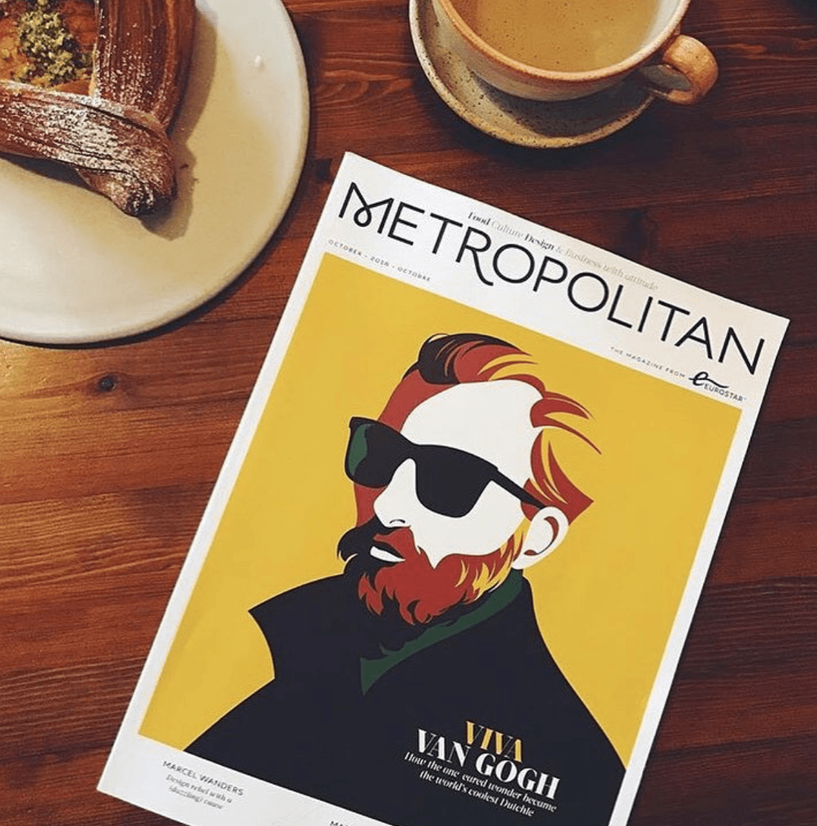 Viva Van Gogh, couverture du Metropolitan par Malika Favre