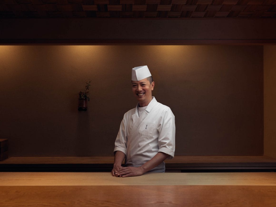 Le chef Godan Miyazawa photographié par Roman Jehanno