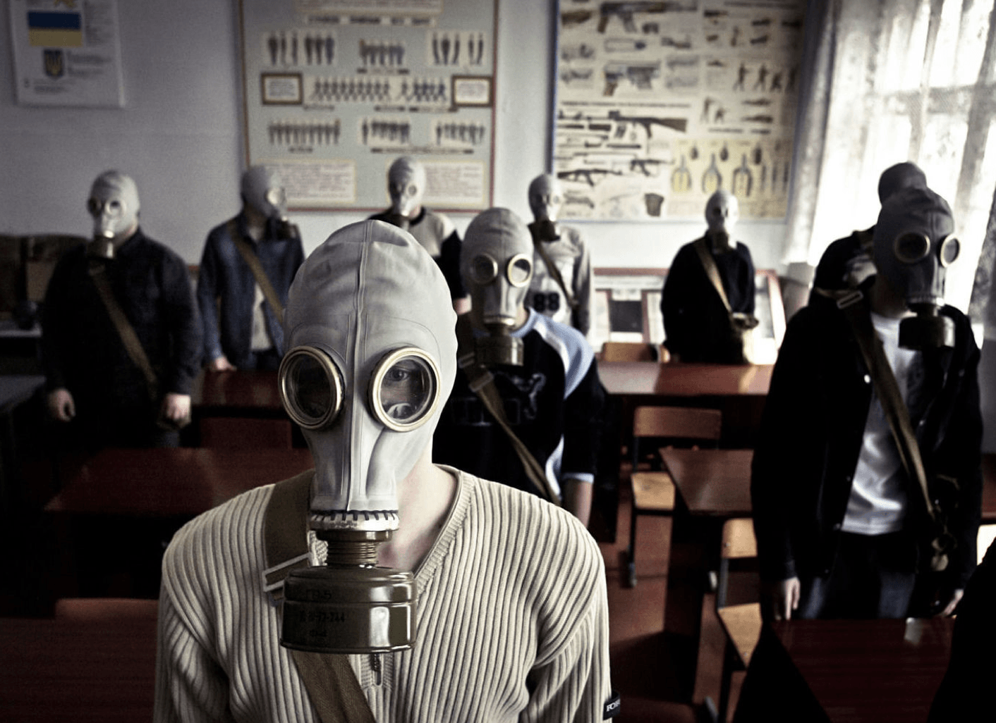 Une école à Chernobyl photographiée par Sergey Ponomarev