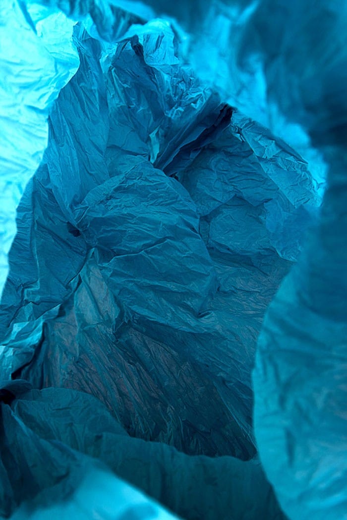Photographie d'un sac plastique réalisée par Vilde Rolfsen