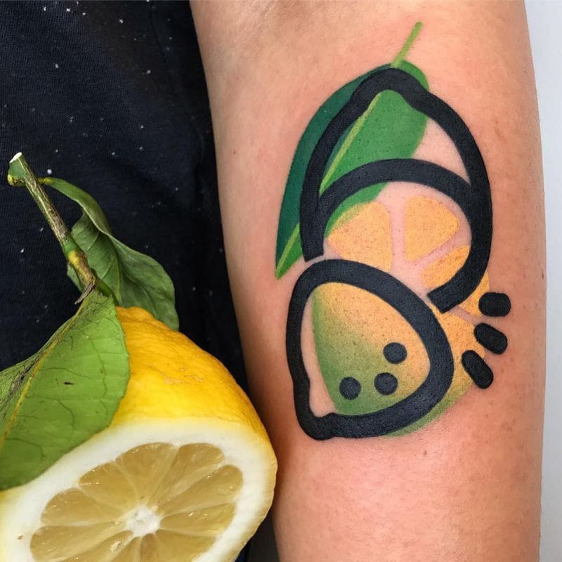 tatoo art fruit