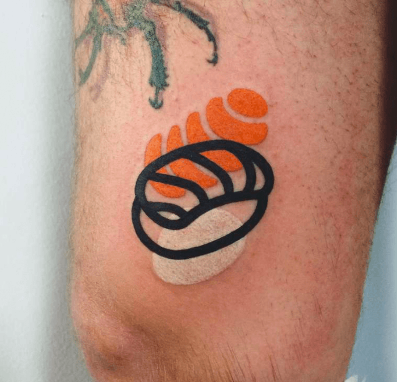 Mattia Mambo tatouage de sushi