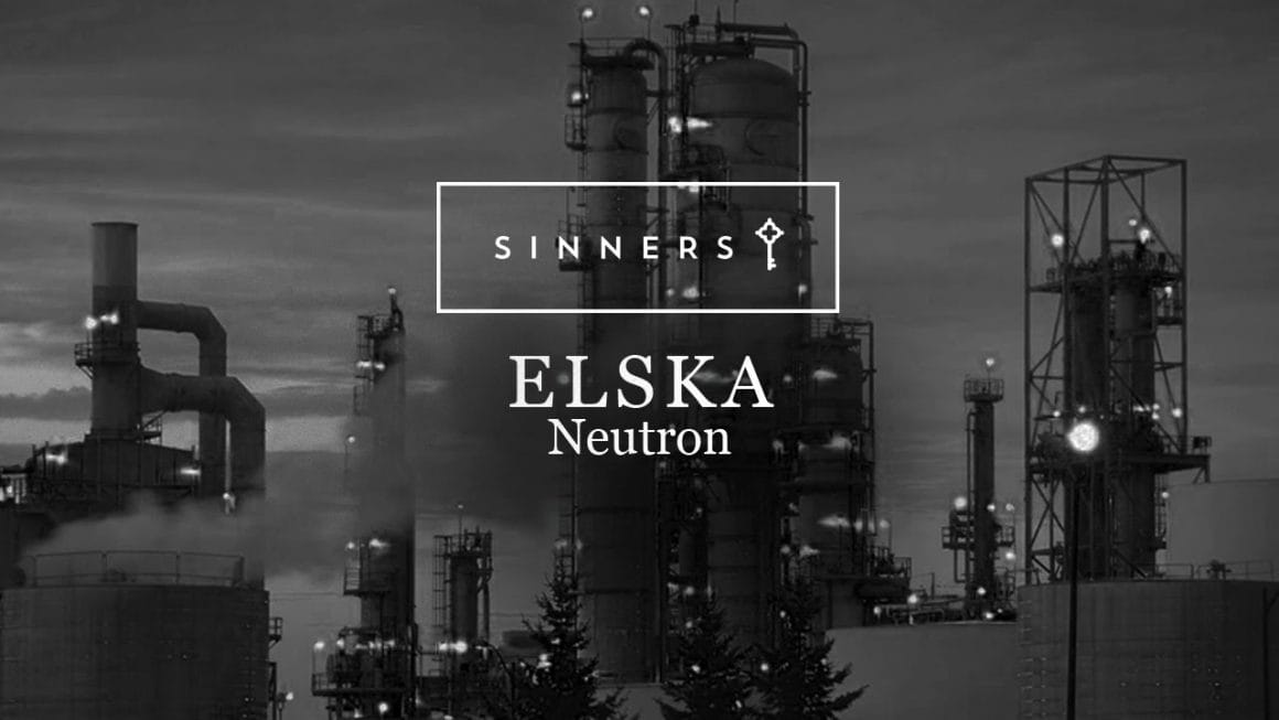 Image de l'EP "Neuron" de Elska. 
Le fond de l'image est le toit de gratte-ciel.