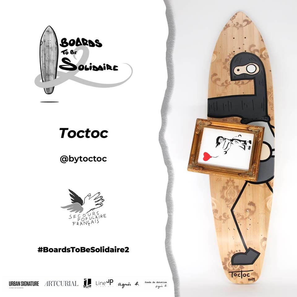 Toctoc, "Boards To Be Solidaire", 2e édition novembre 2019.