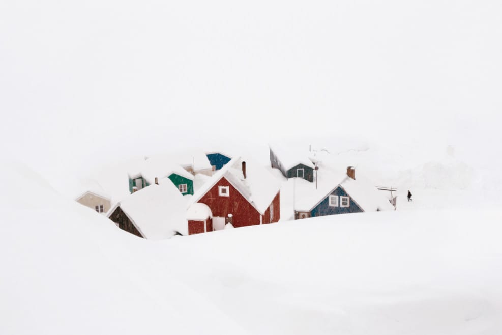 Christophe Jacrot, photographie issue du livre d'art "Neiges", Groenland.