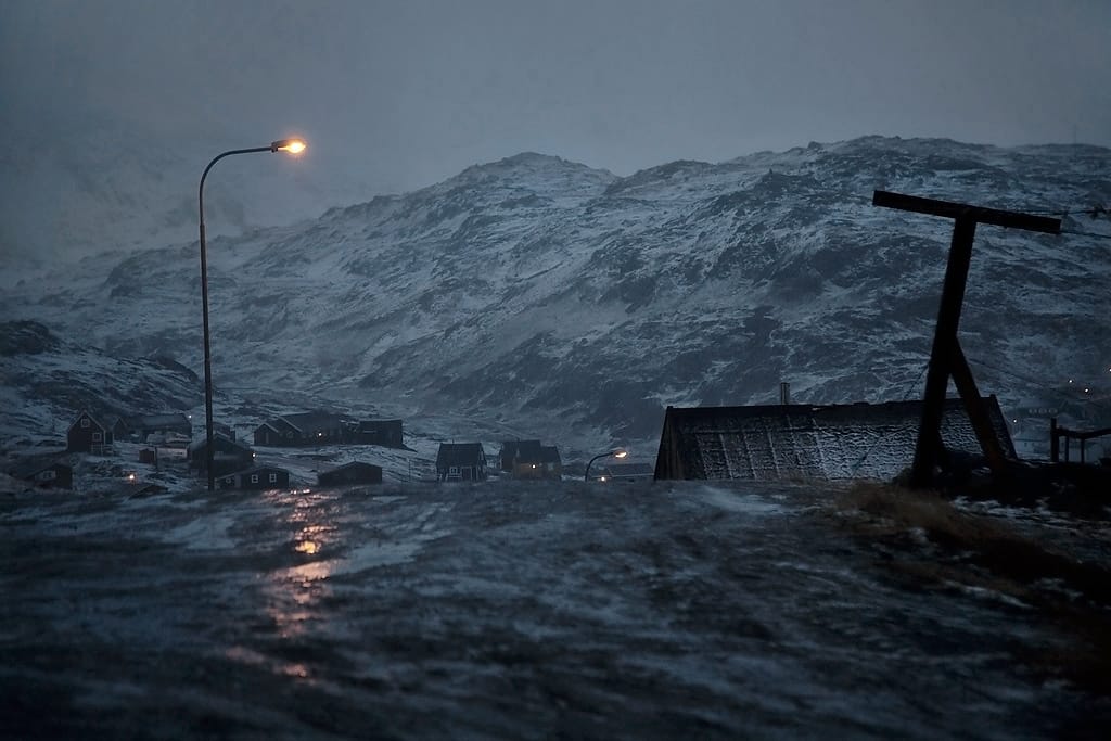 la vague, photo de paysage enneigé par Christophe Jacrot.