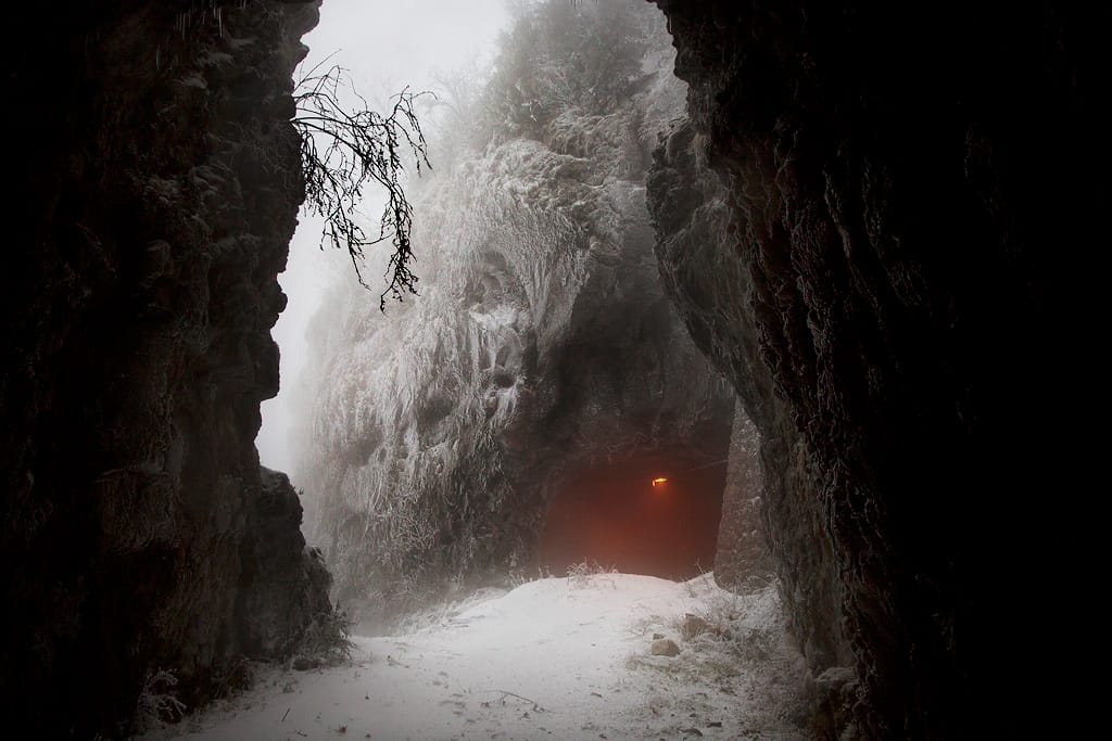 tunnel dans le vercors  par le photographe Christophe Jacrot