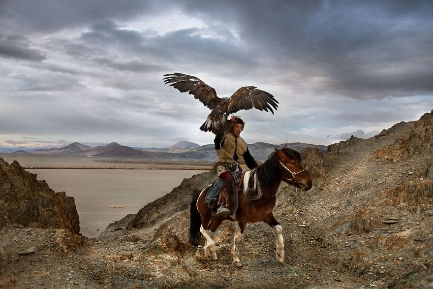 Steve McCurry, "Animals". Photographies publiées aux Editions Taschen, Région Altai, Mongolie.