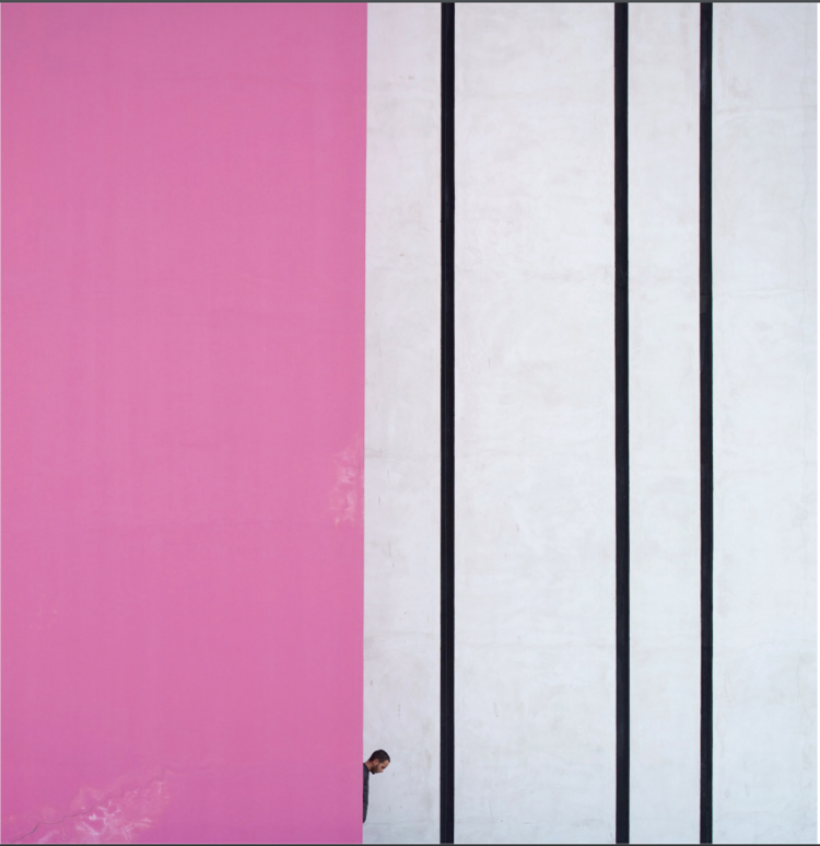 " Pink and lines " de Serge Najjar 