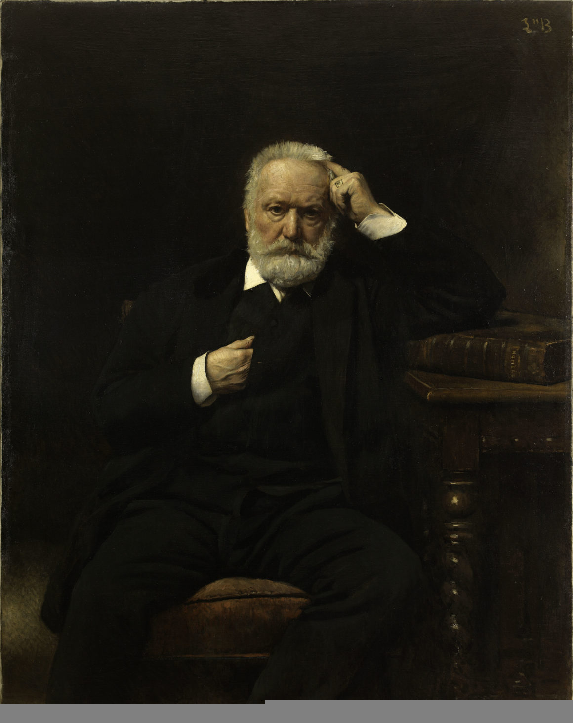 Portrait de M. Victor Hugo par Léon Bonnat.