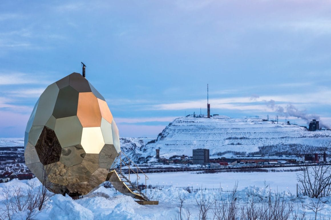 Solar Egg" a été créée en 2017 pour la ville de Kiruna