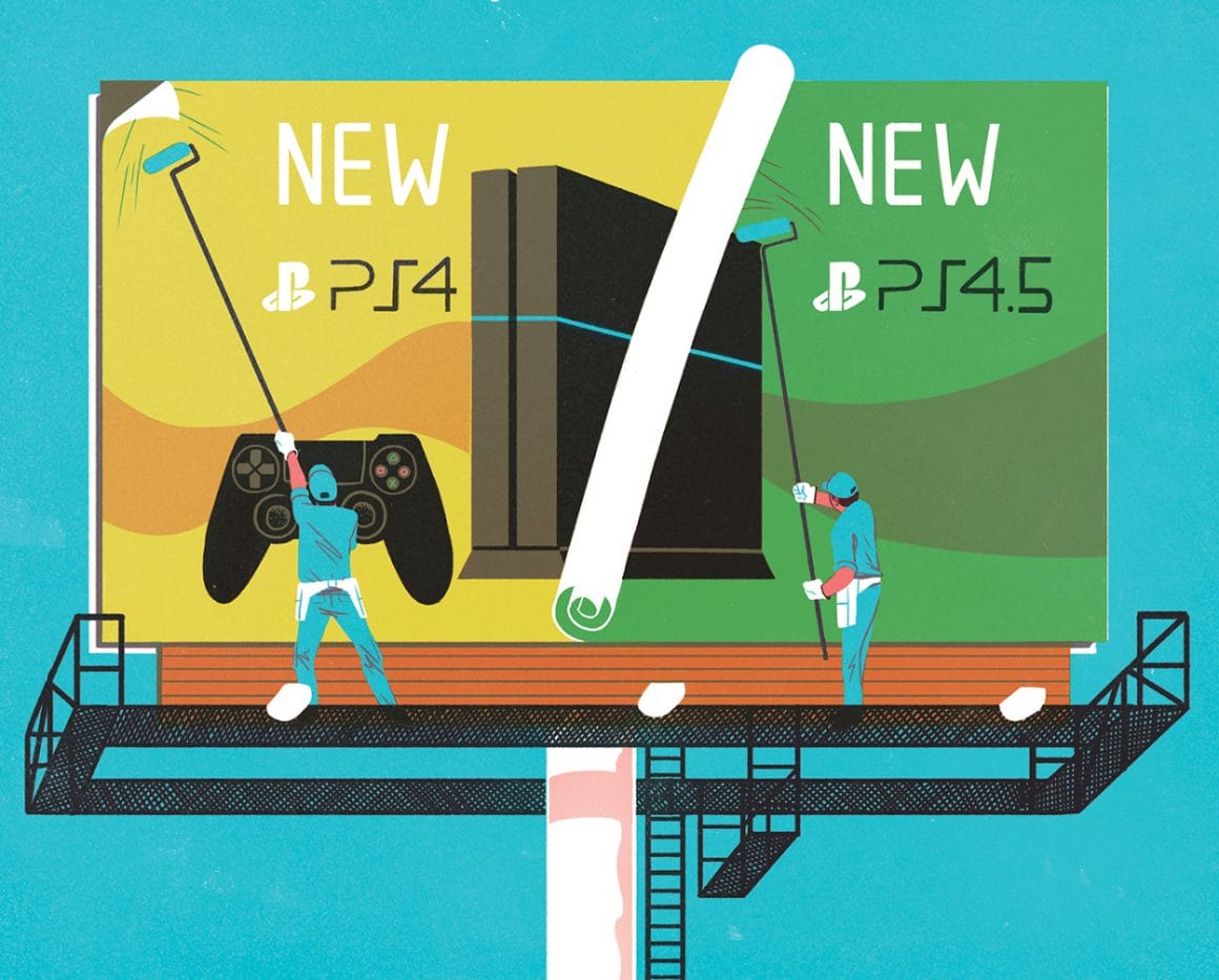 " Sony Playstation ", illustration de Yonatan Popper 