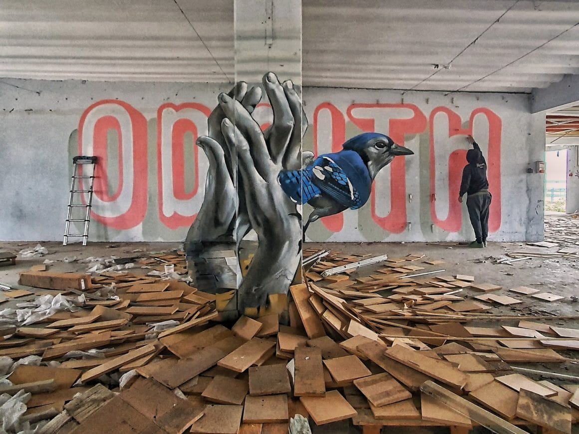 street art en 3d par Sergio Odeith