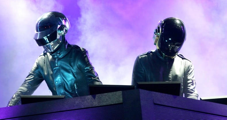 Daft Punk  en concert par le photographe Karl Walter
