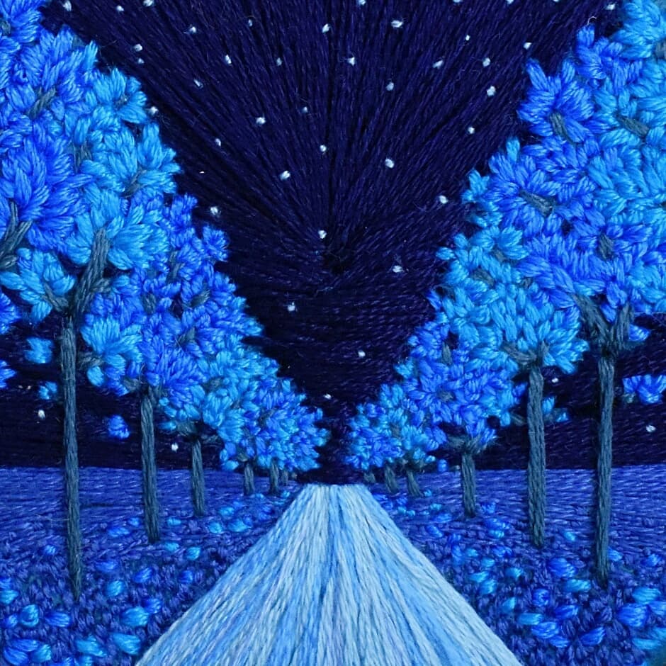 chemin bleu 