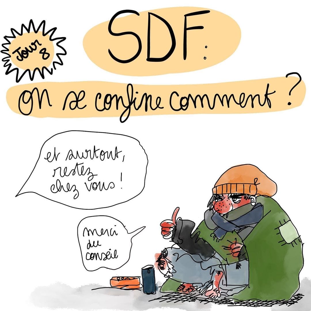les SDF et le confinement 