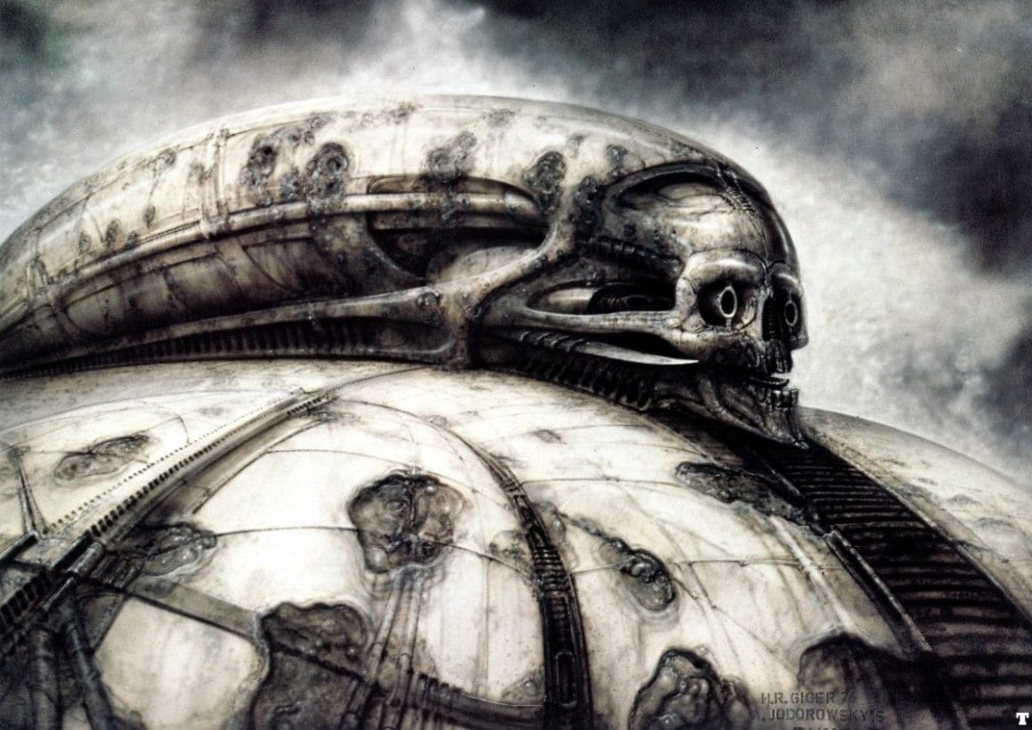 illustration réalisée par H.R Giger pour le film Dune