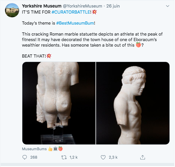 best museum bum challenge eboracum statue 