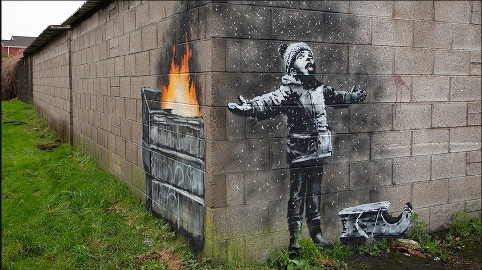 Banksy Season's greetings