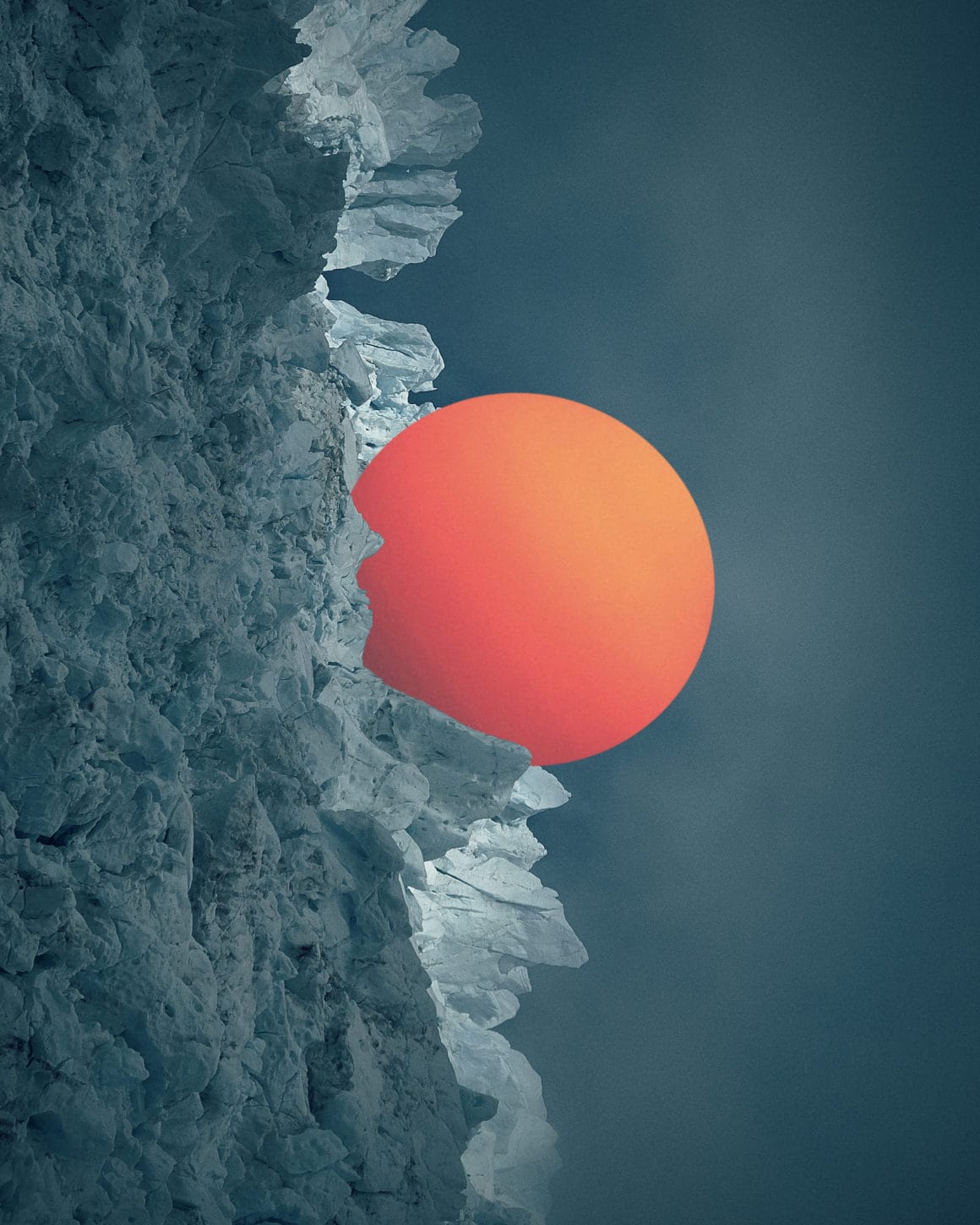 Sun on Ice par l'artiste Bogdan Sorg