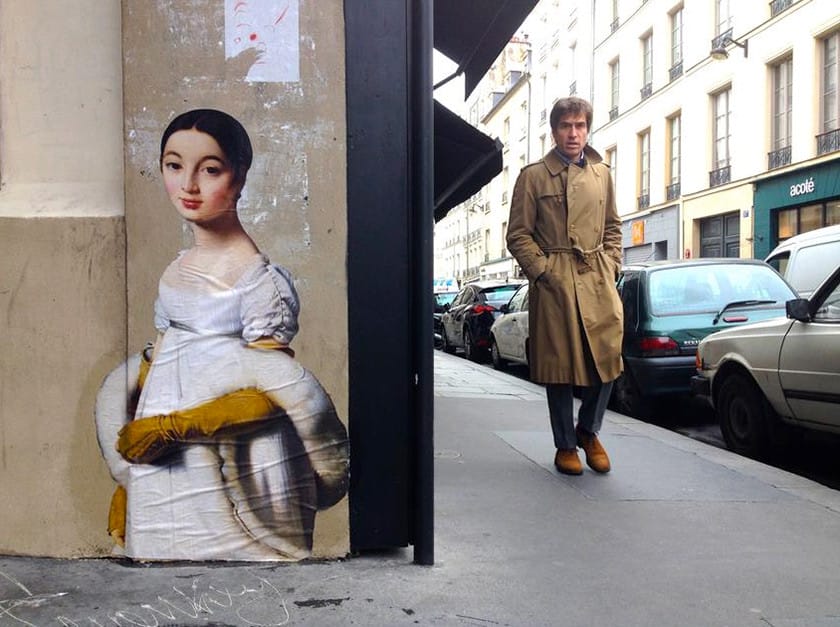 Madmoiselle Rivière, libérée dans les rues grâce à Outings Project de l'artiste Julien de Casabianca