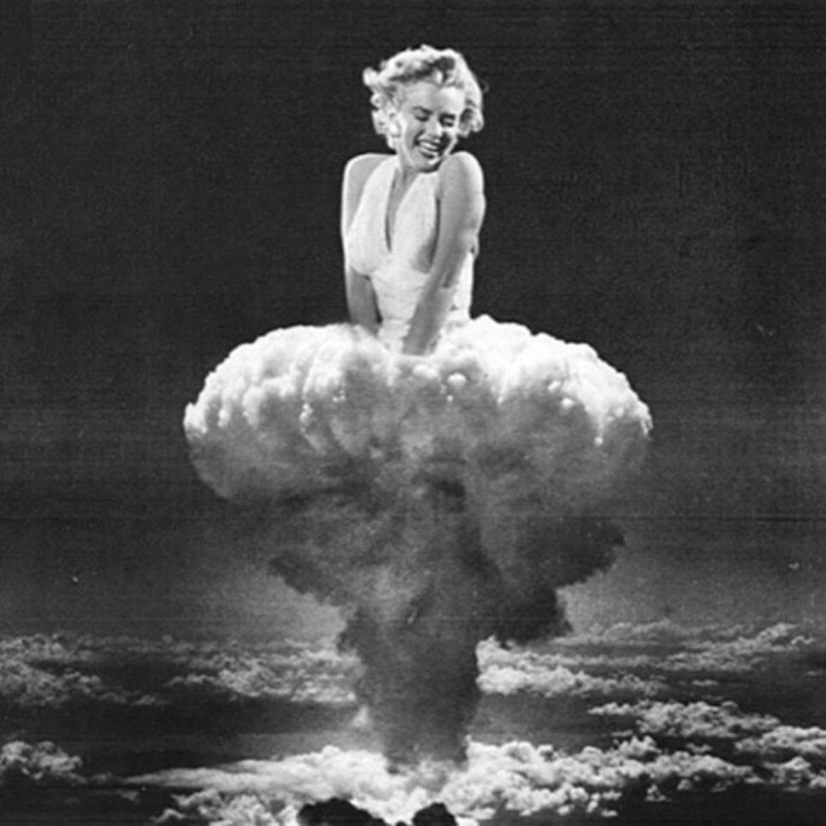 Marilyn Monroe en bombe atomique par l'artiste Mohanad Shuraideh