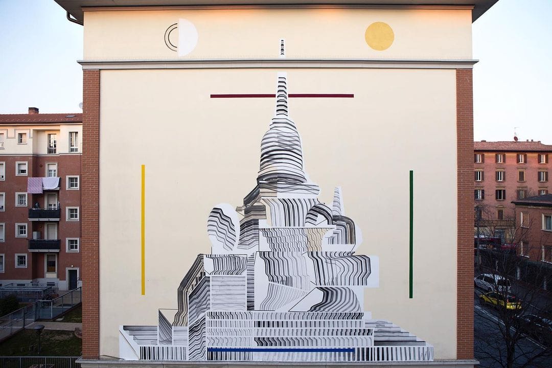  "Mandala, an urban intervention" est un projet artistique de 2501 collaboratif
