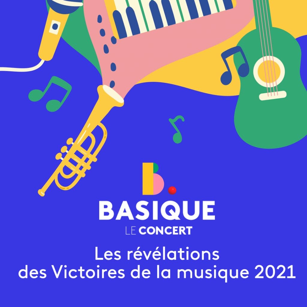 Affiche pour le concert des révélations des Victoires de la musique 2021