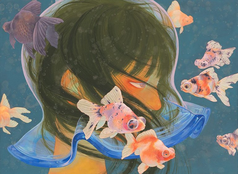 Les peintures de Fuco Ueda : entre rêve et cauchemar