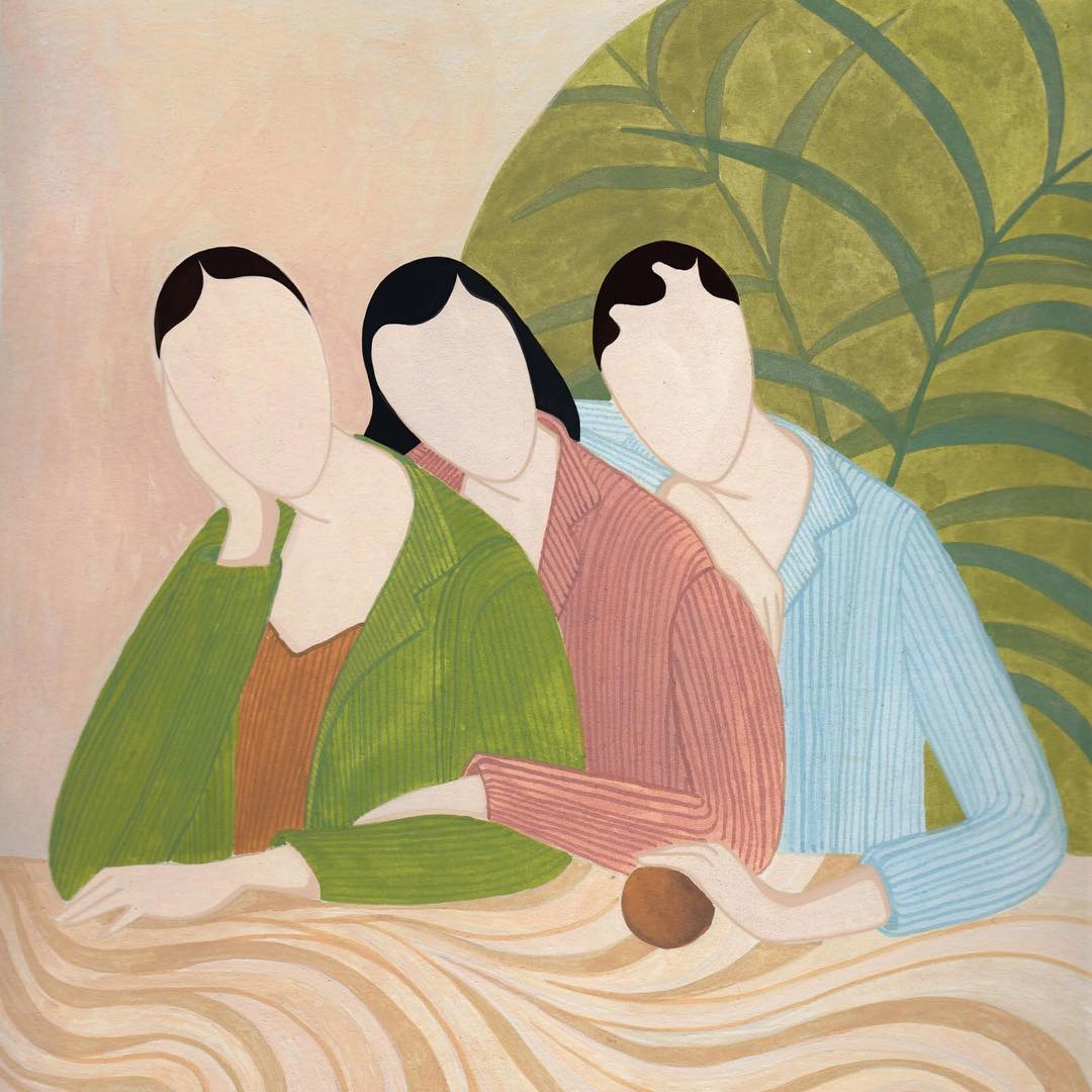 Trois femmes proches