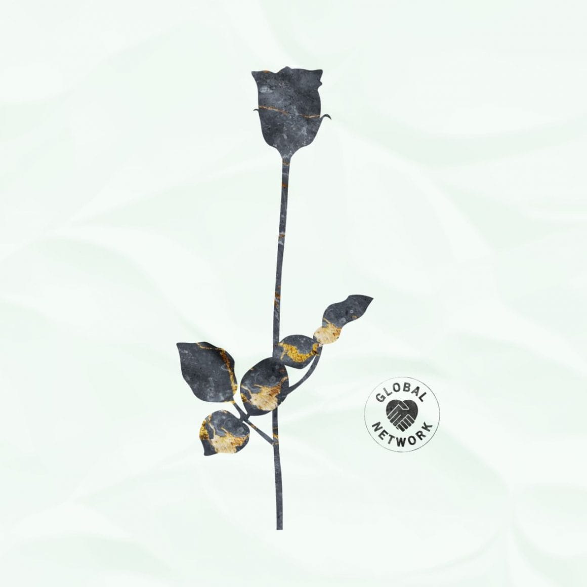 Cover officielle de Black Roses par Global Network 