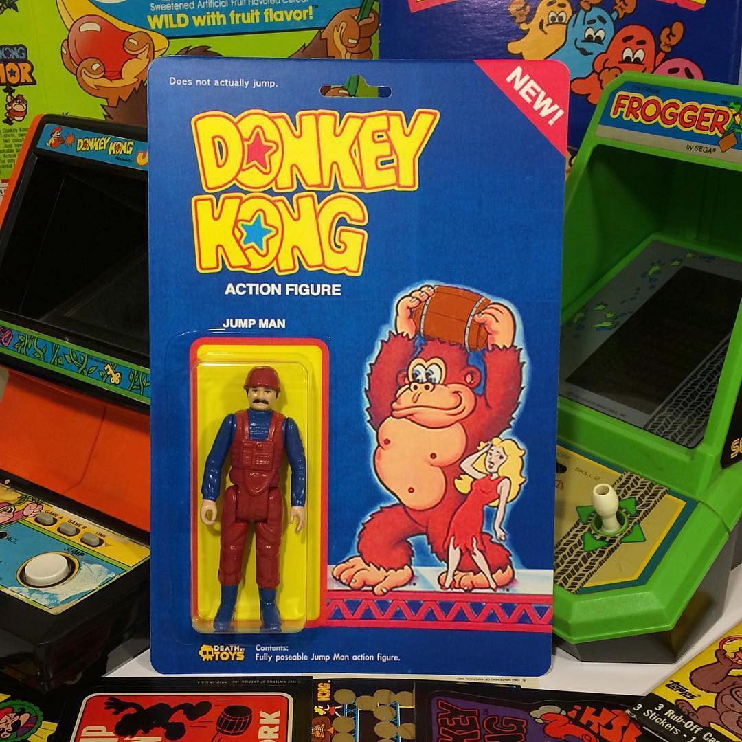Figurine du personnage "qui saute" dans Donkey Kong (Mario)