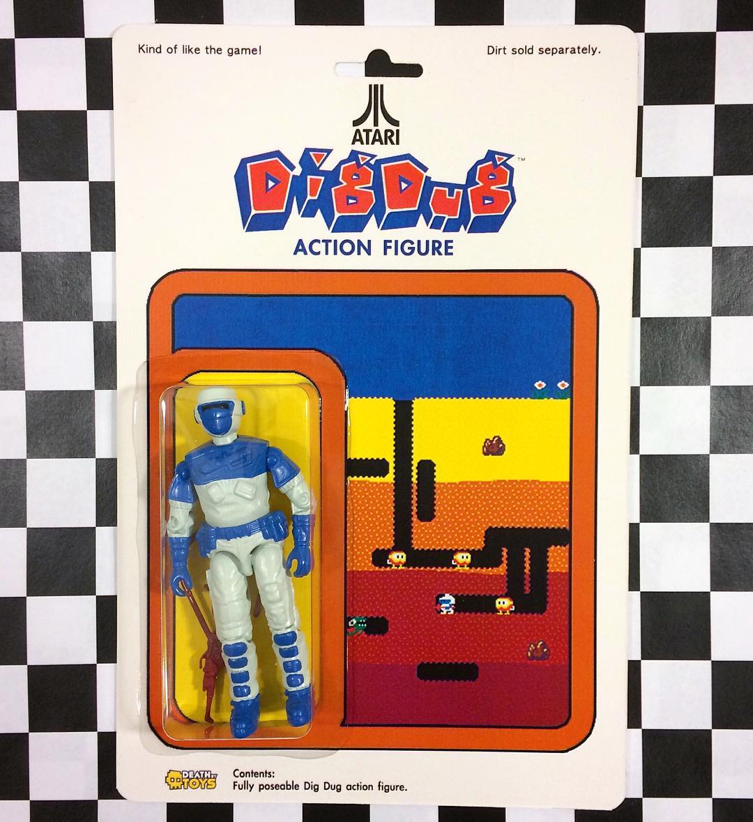  Figurine inspirée du jeu Keystone Kapers (Atari) Robot qui creuse dans le jeu.