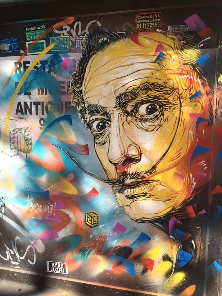 Graffitis de Salvador Dali